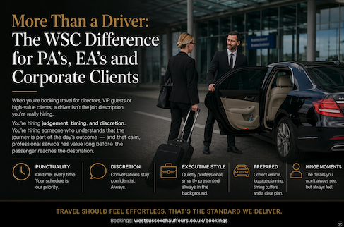 More Than a Driver: The WSC Difference for PA’s, EA’s and Corporate Clients